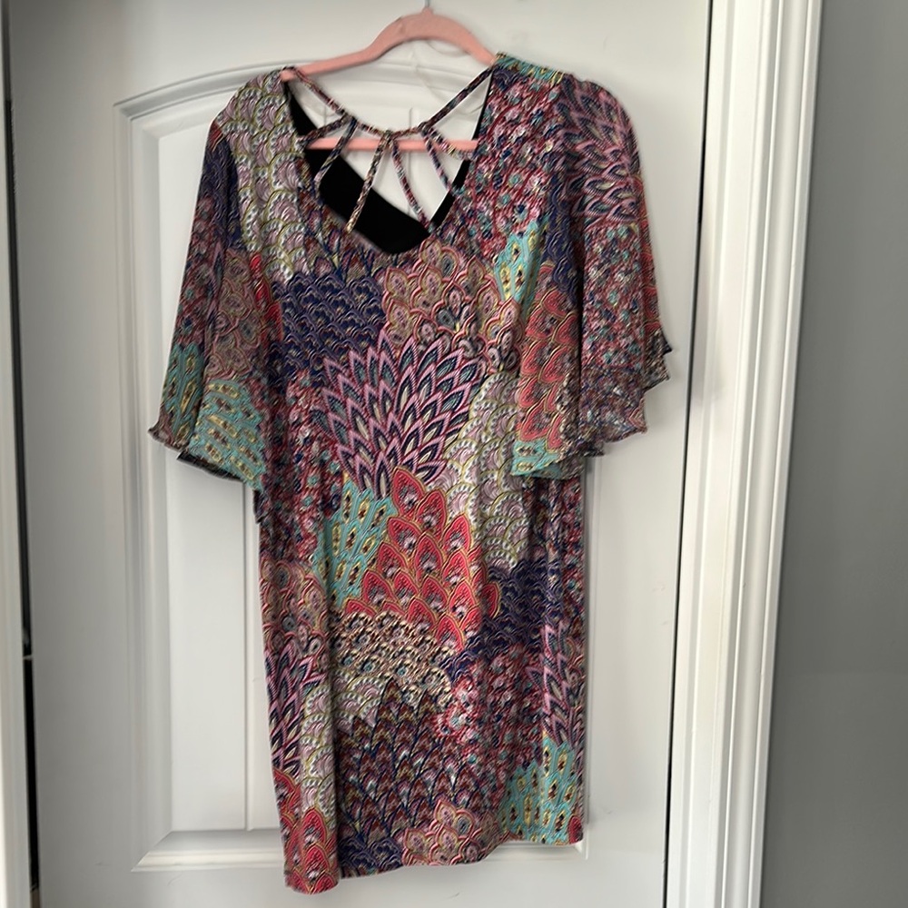 Multicolor Patterned Women's Top